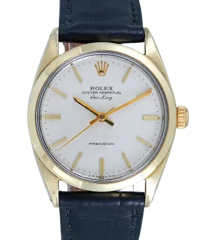 Rolex Air-King, Gold Plated Case. Ref: 5500 (Silver Dial)