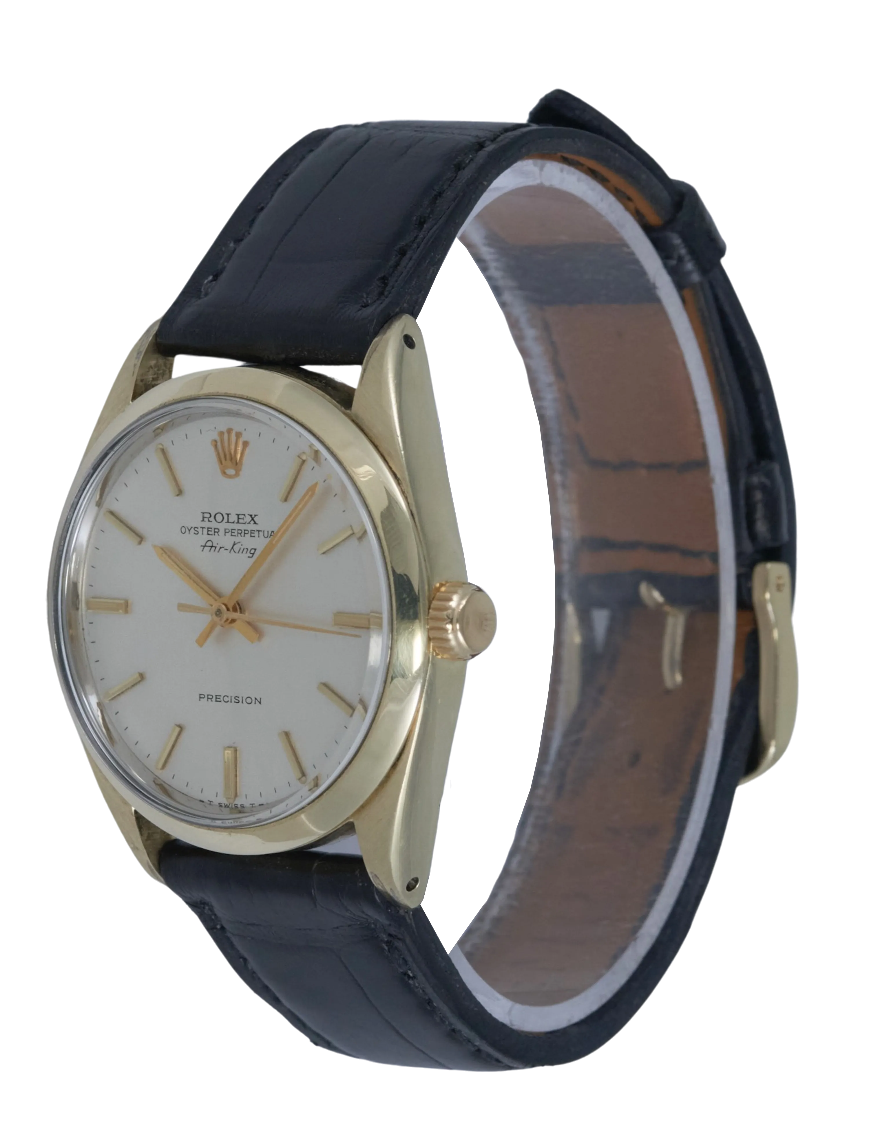 Rolex Air-King, Gold Plated Case. Ref: 5500 (Silver Dial)