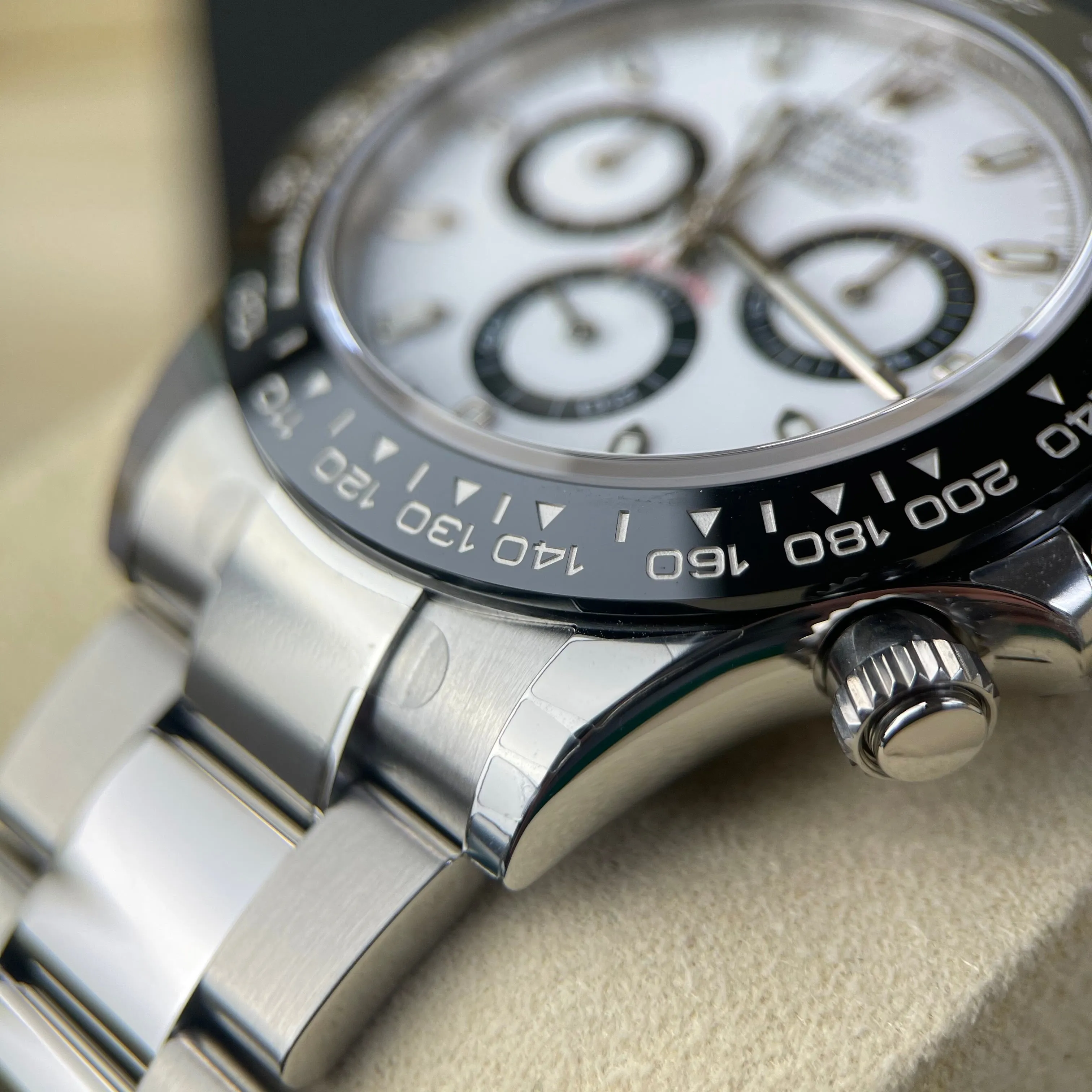 Rolex Cosmograph Daytona Ceramic White 'Panda' Dial 116500LN Sept 2021 Full Stickers Watch