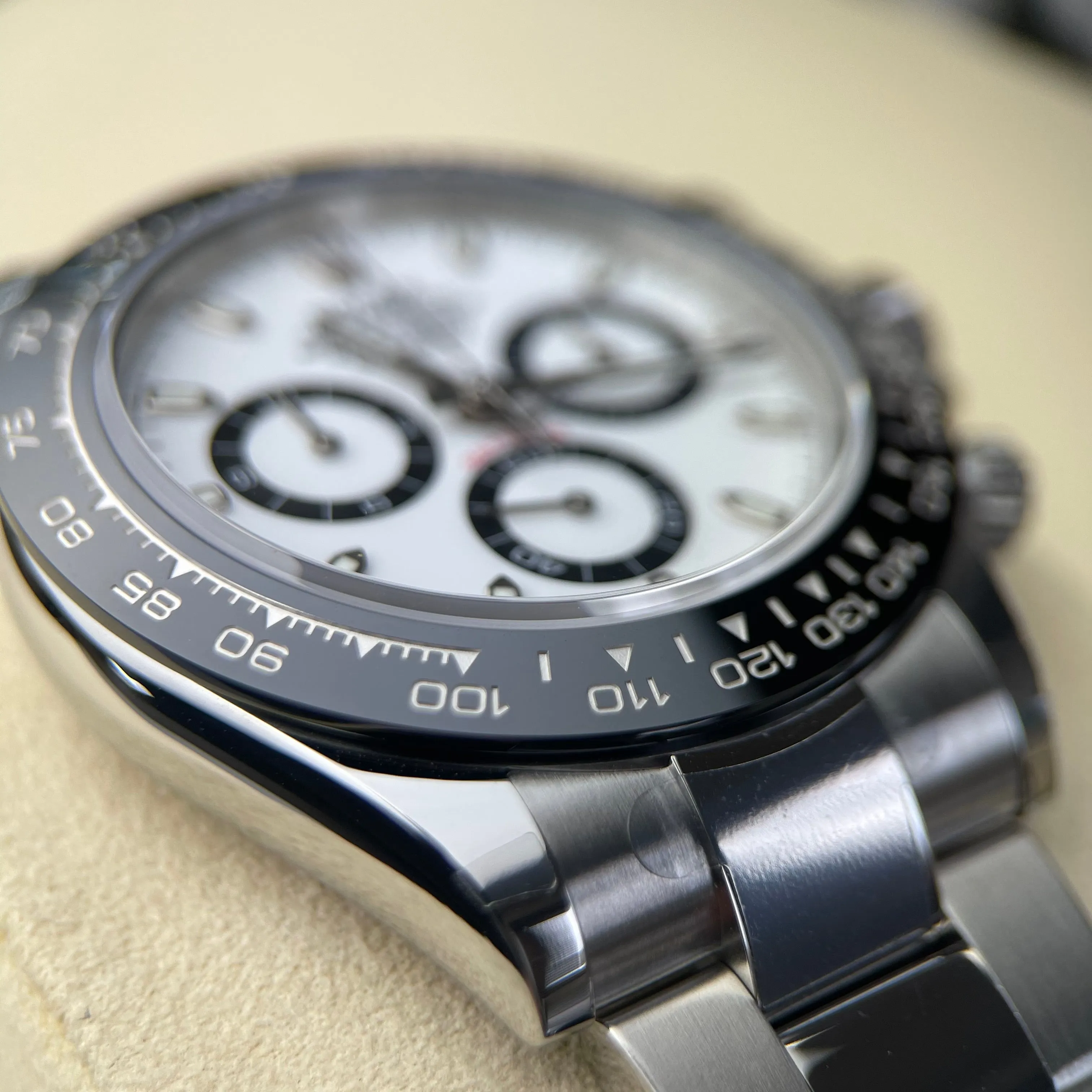 Rolex Cosmograph Daytona Ceramic White 'Panda' Dial 116500LN Sept 2021 Full Stickers Watch