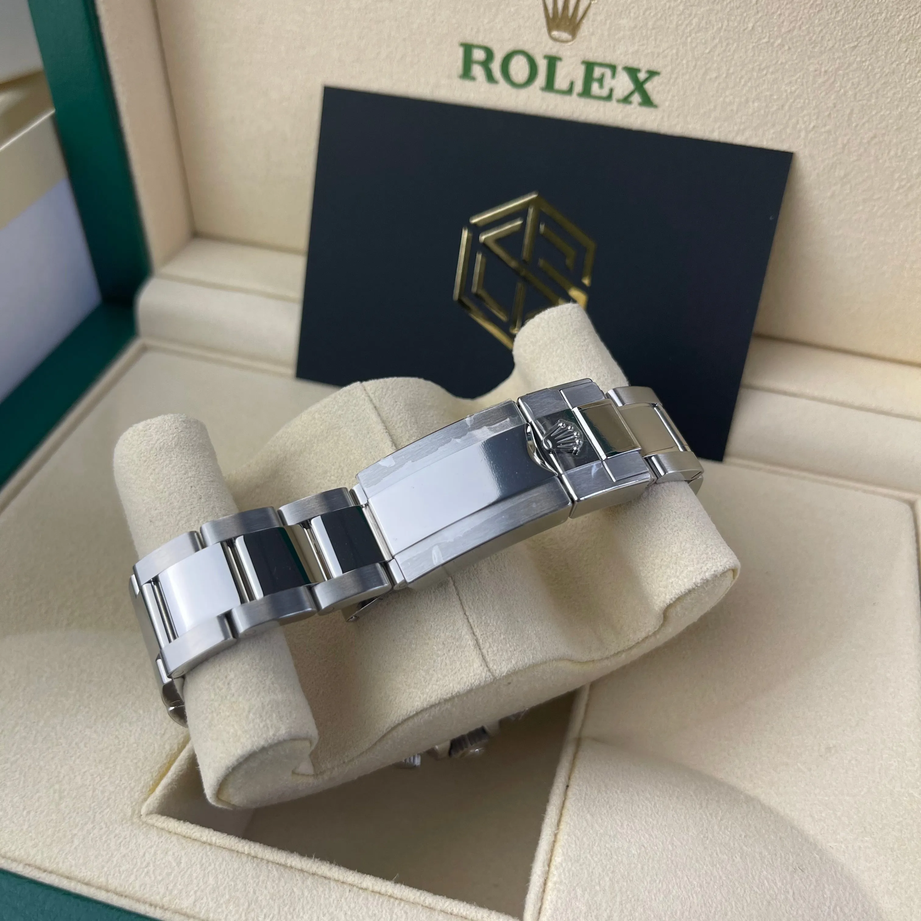 Rolex Cosmograph Daytona Ceramic White 'Panda' Dial 116500LN Sept 2021 Full Stickers Watch