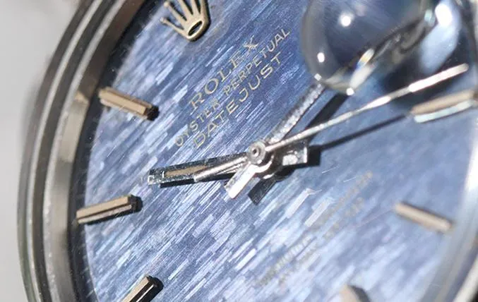 Rolex Datejust Blue Brick Dial Reference 1600