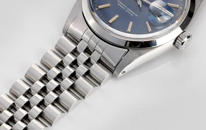 Rolex Datejust Blue Brick Dial Reference 1600