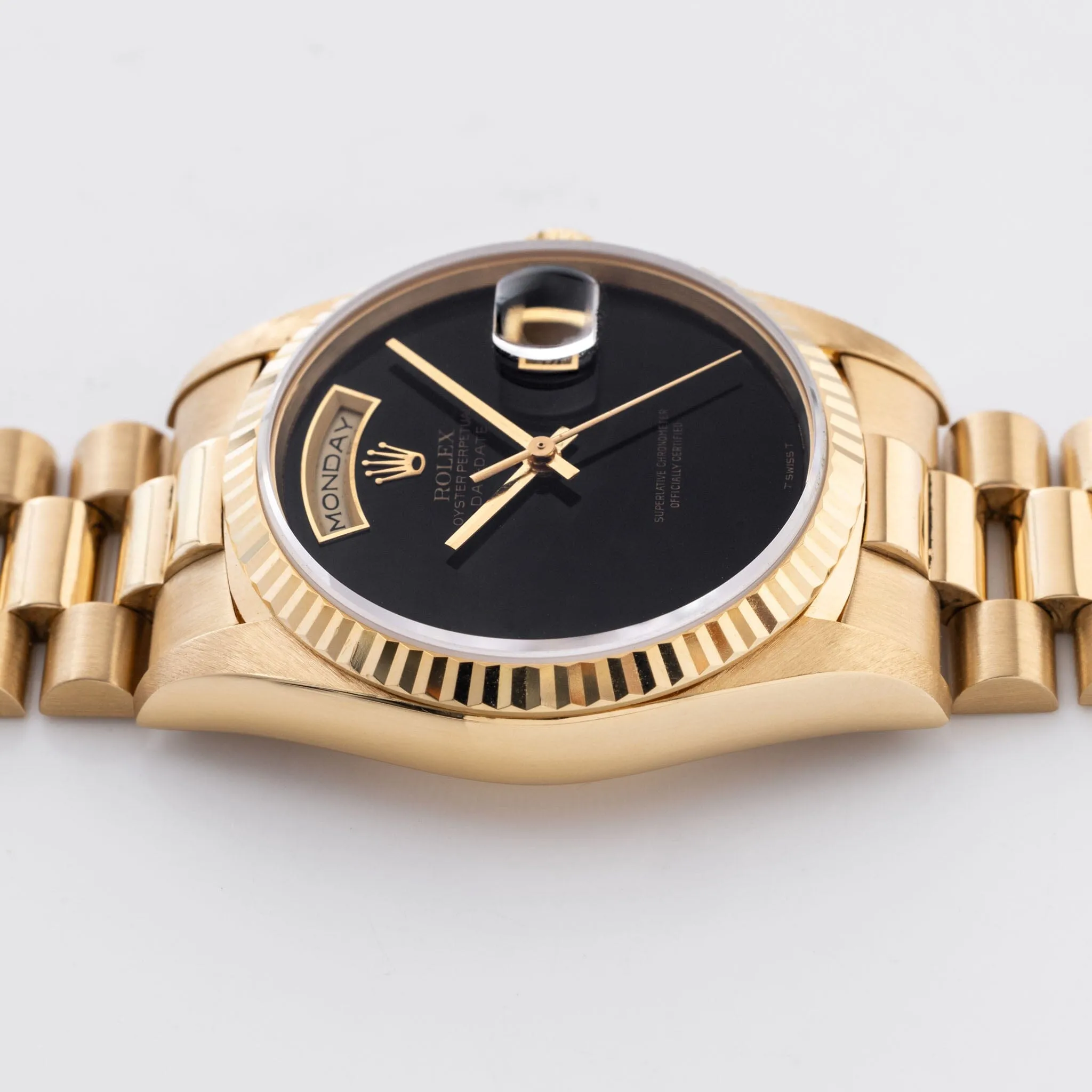 Rolex Day-Date 18238 Onyx Dial T Swiss T