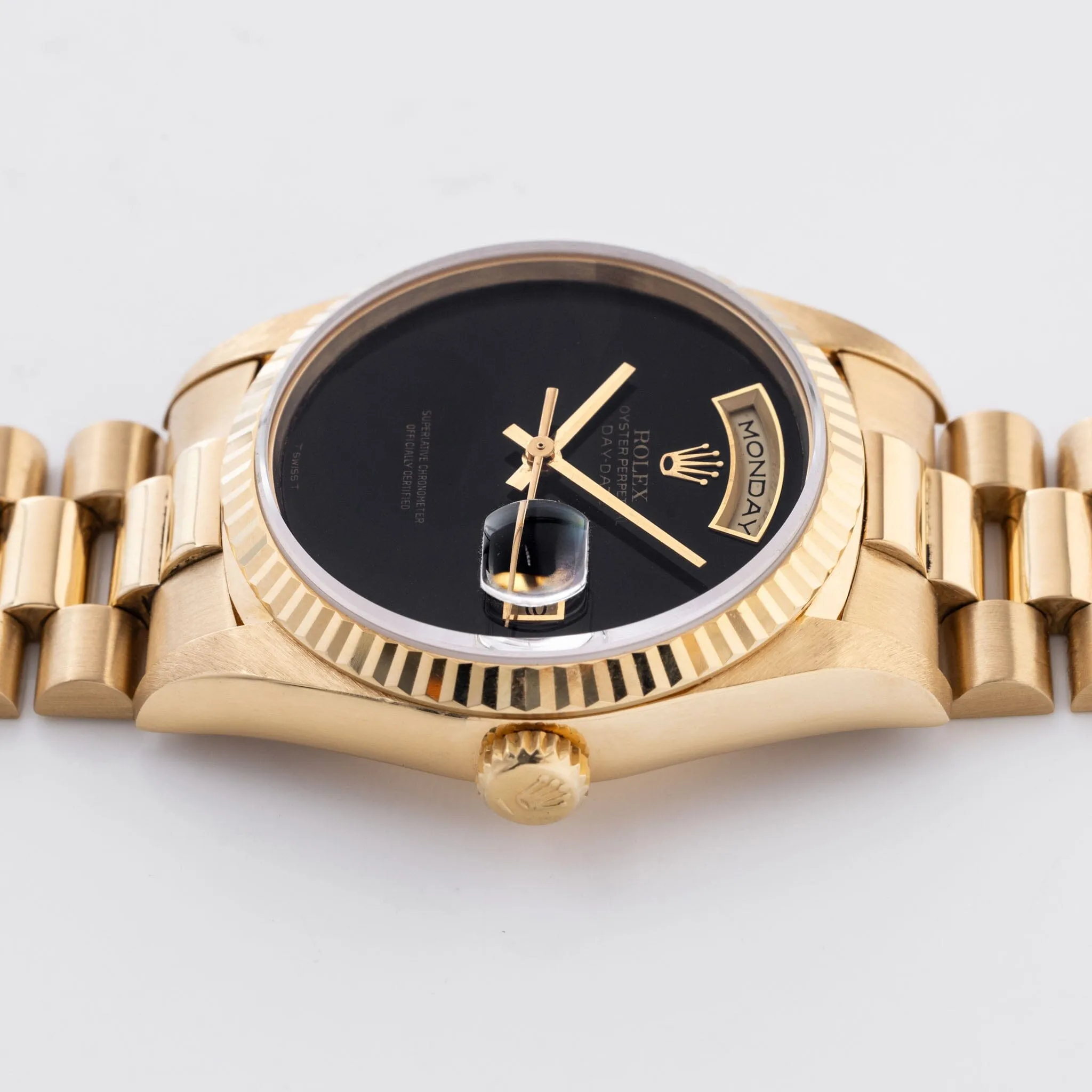 Rolex Day-Date 18238 Onyx Dial T Swiss T