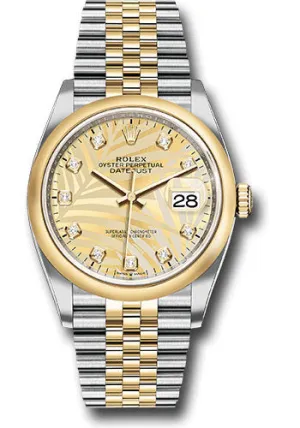 Rolex Yellow Rolesor Datejust 36 Watch 126203 gpmdj