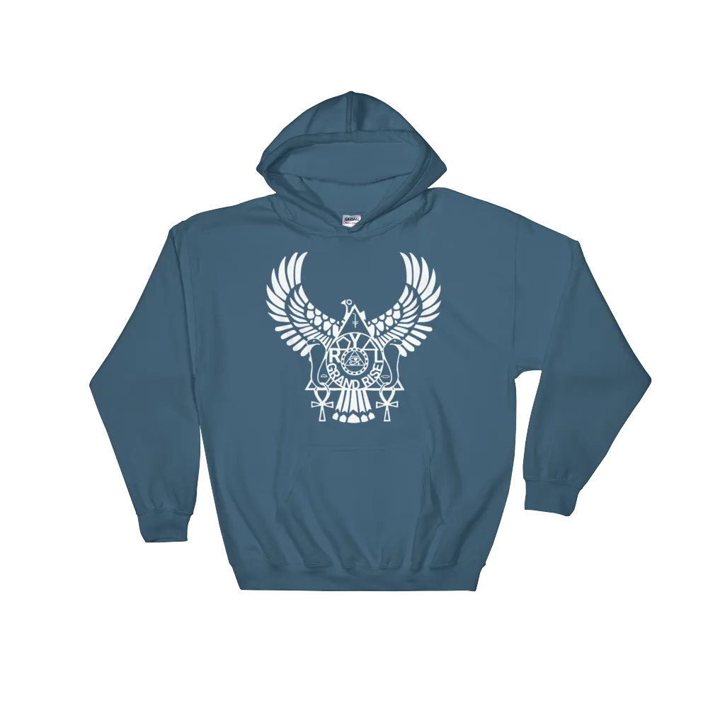 ROYAL. | Urban Resort | RA PARTY ROYAL GRAND RISE Unisex Heavy Blend Hoodie WHITE (5 VARIETIES)