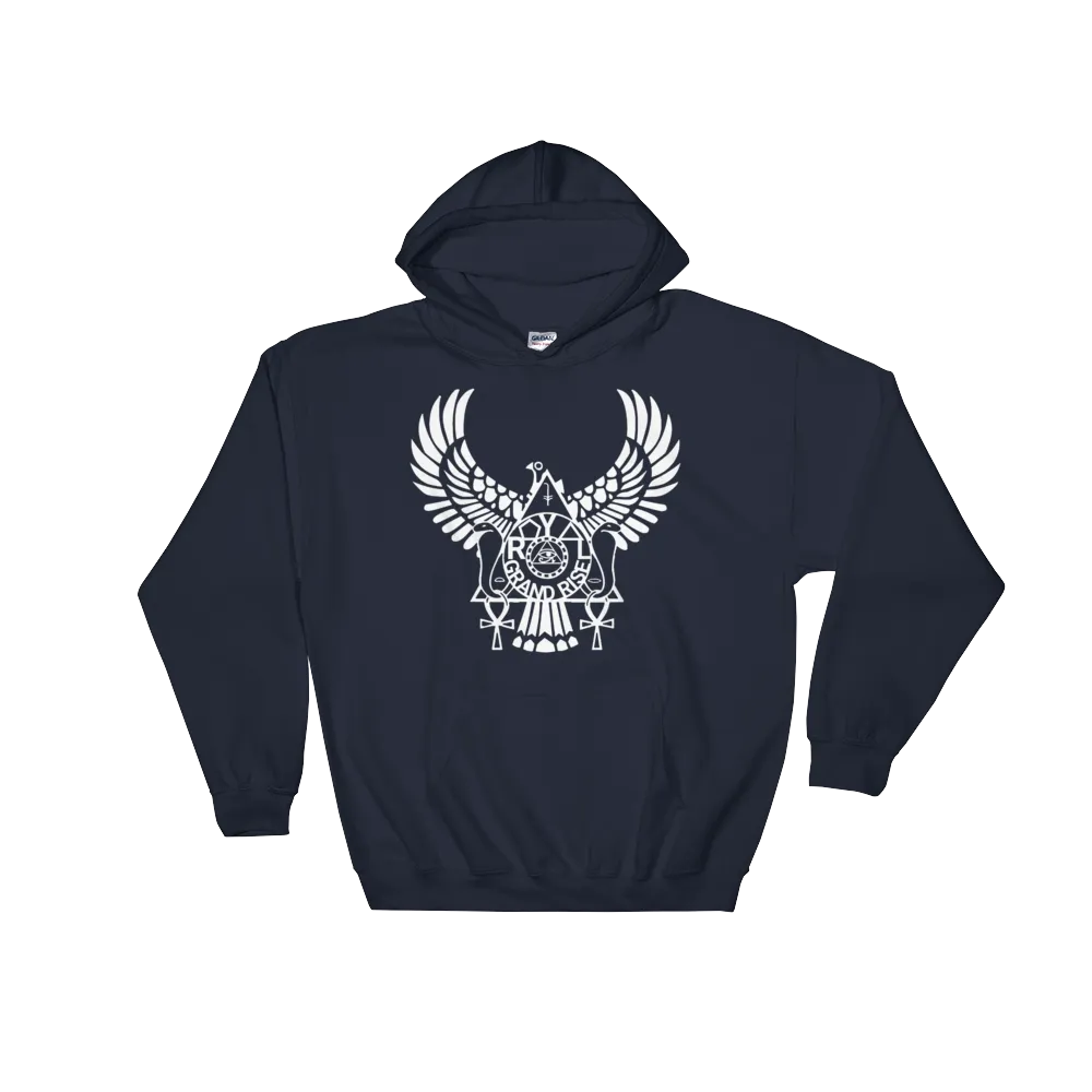 ROYAL. | Urban Resort | RA PARTY ROYAL GRAND RISE Unisex Heavy Blend Hoodie WHITE (5 VARIETIES)