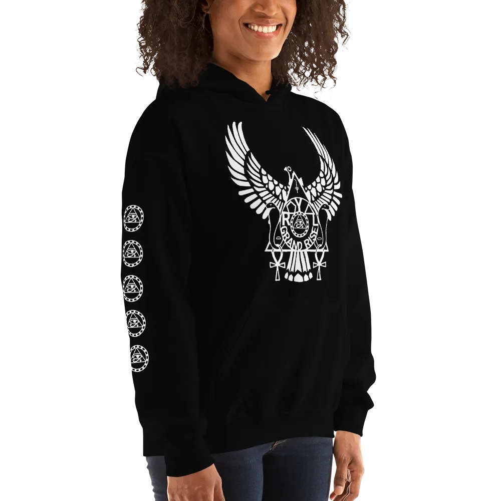 ROYAL. | Urban Resort | RA PARTY ROYAL GRAND RISE Unisex Heavy Blend Hoodie WHITE (5 VARIETIES)