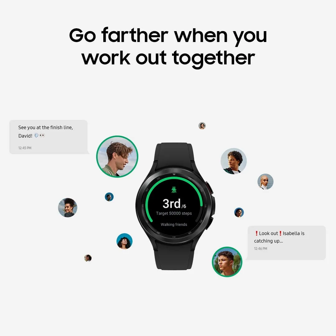 Samsung Galaxy Watch4 Classic Stainless Steel Smart Watch, 42mm, Bluetooth, Black