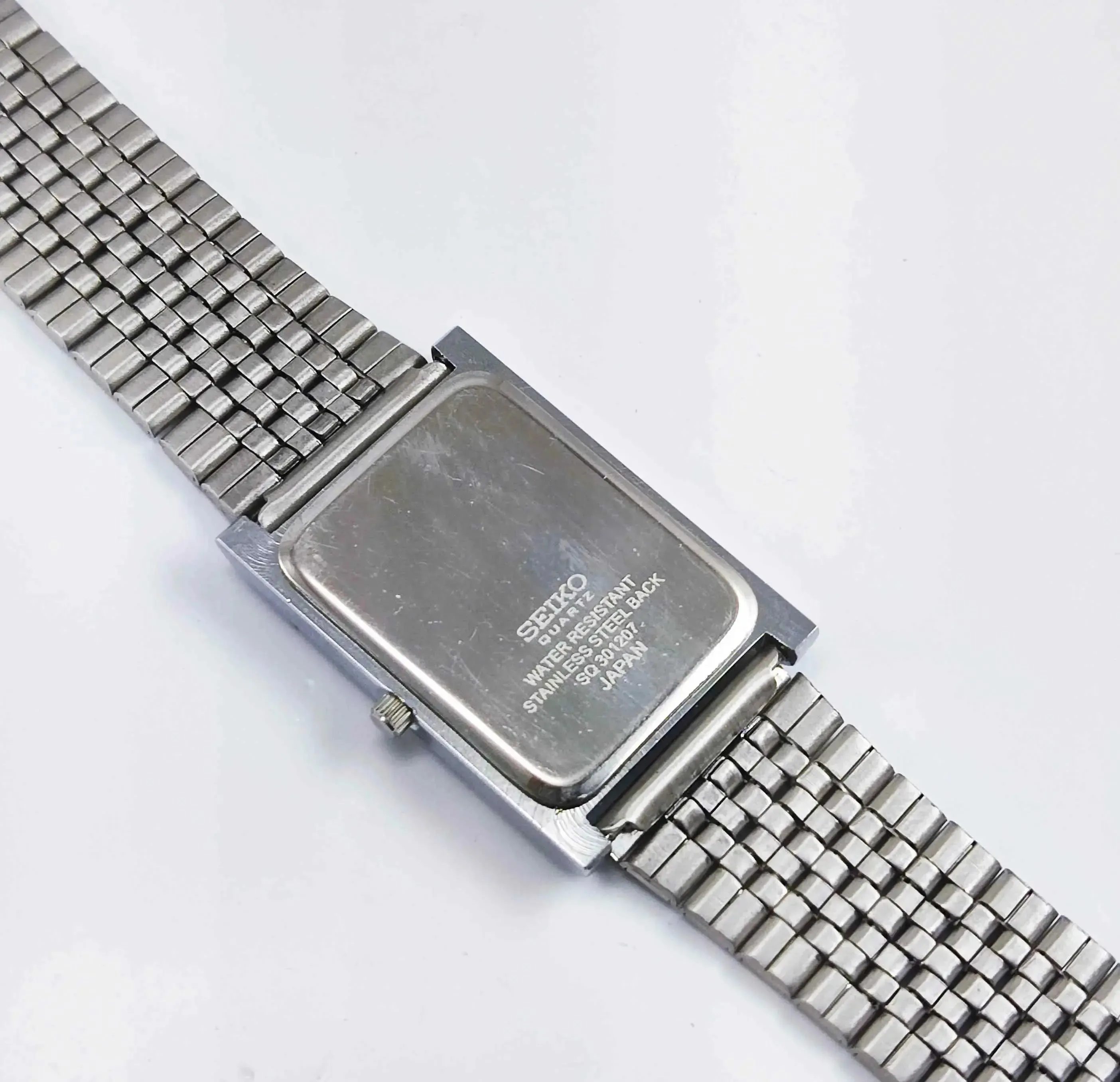 Seiko Quartz MIYOTA Blue Dial Silver Case Men's Watch