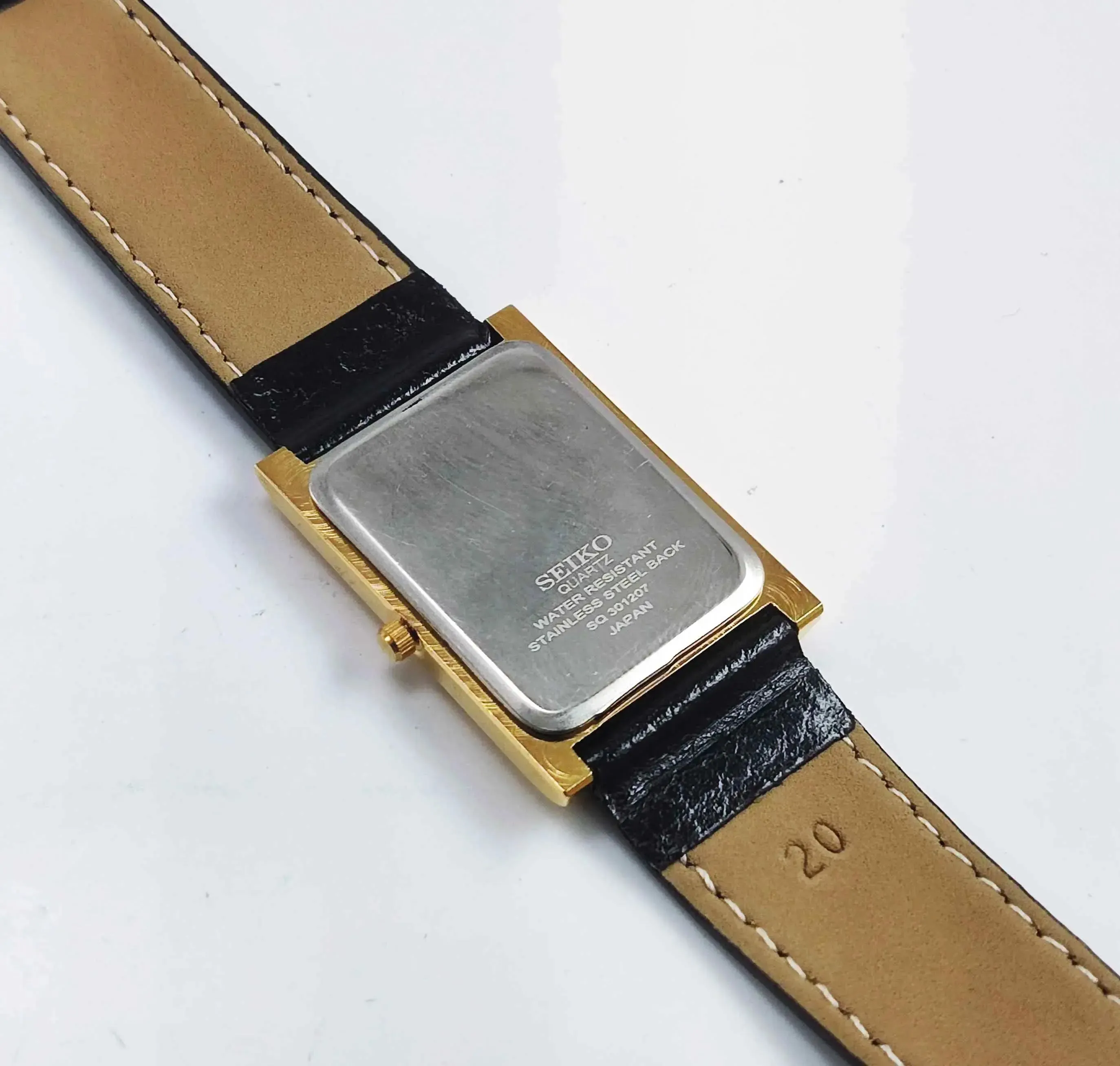 Seiko Quartz MIYOTA Golden Dial Golden Case Men's Watch