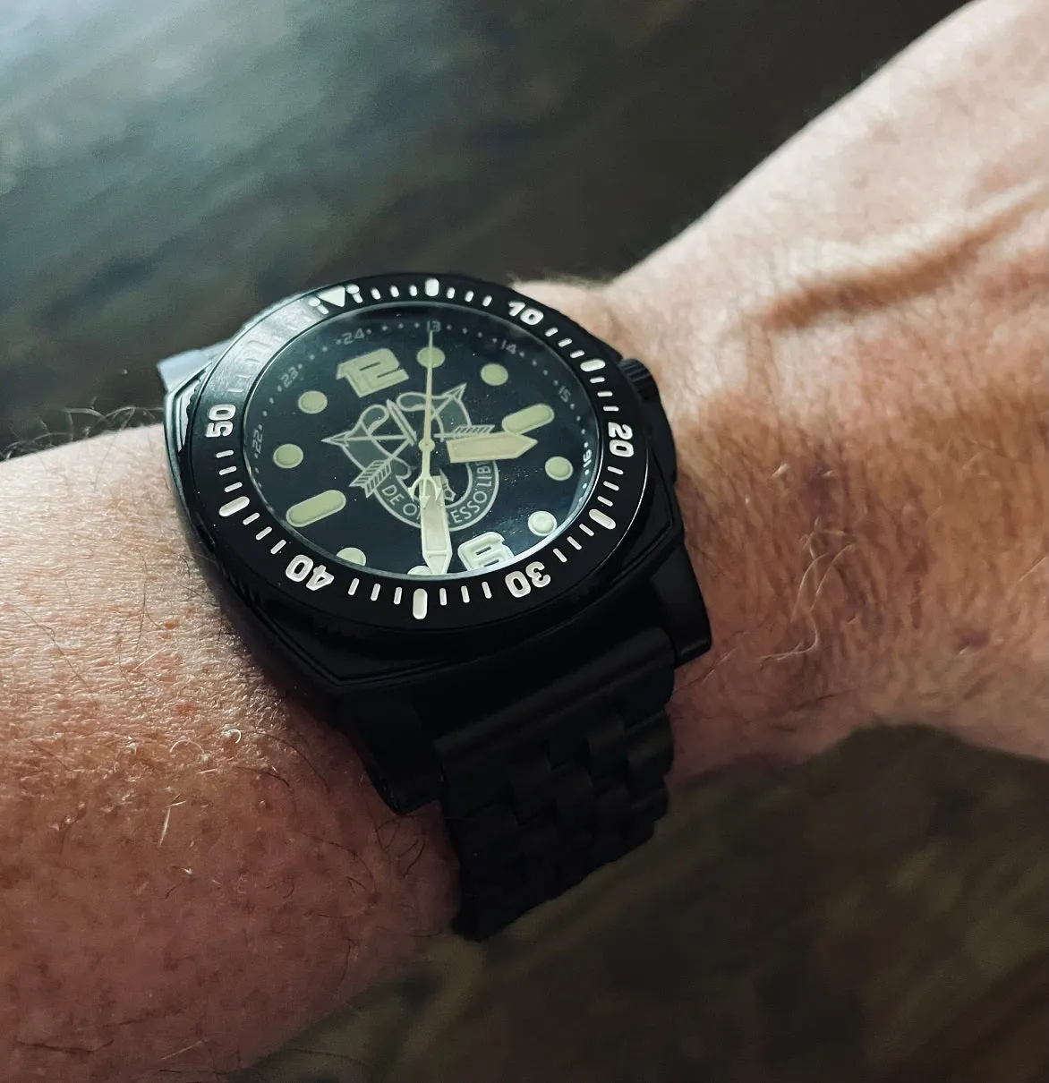 Shumate Black DLC Watch Bracelet
