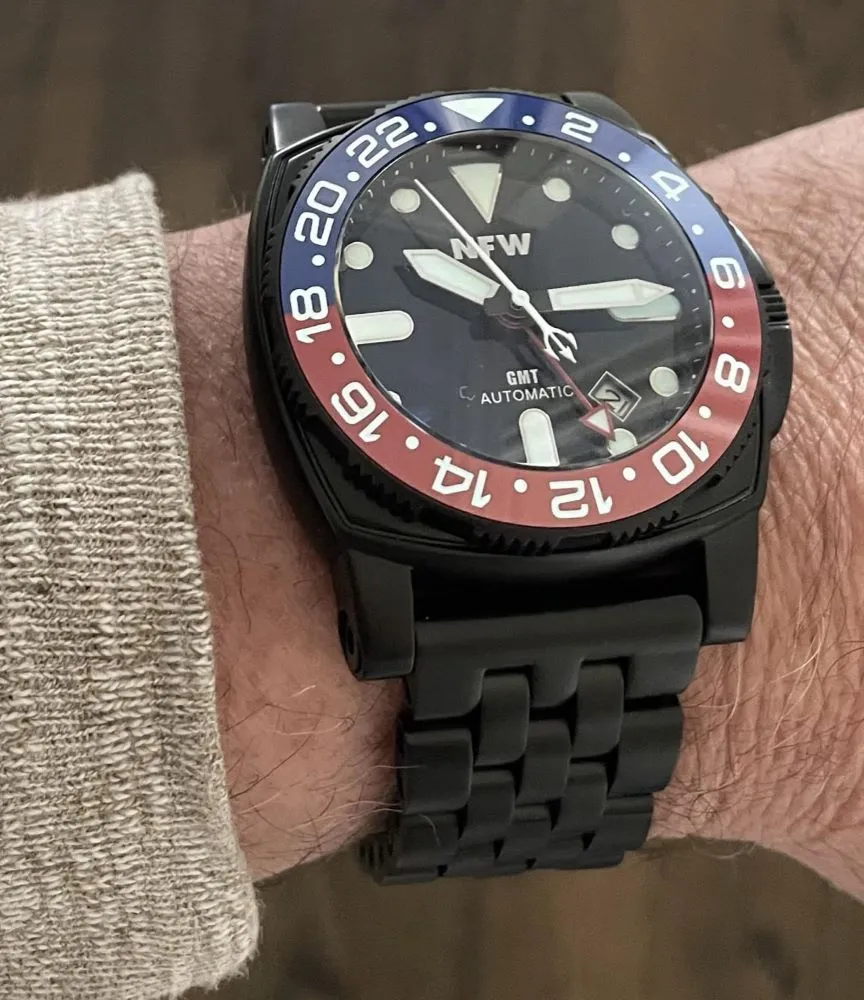 Shumate Black DLC Watch Bracelet