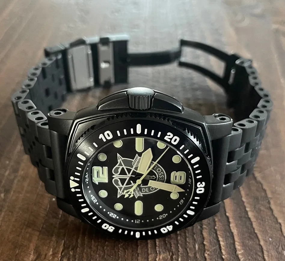 Shumate Black DLC Watch Bracelet