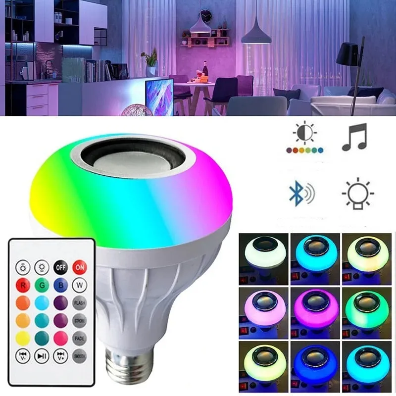Smart flerfrgad Bluetooth-hgtalarlampa
