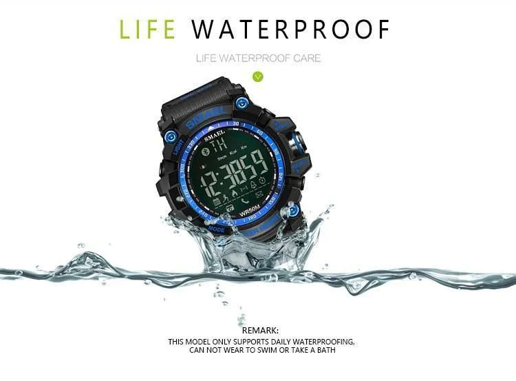 SML Warrior Smart Shock Resistant Digital Military Sport Smart Watch