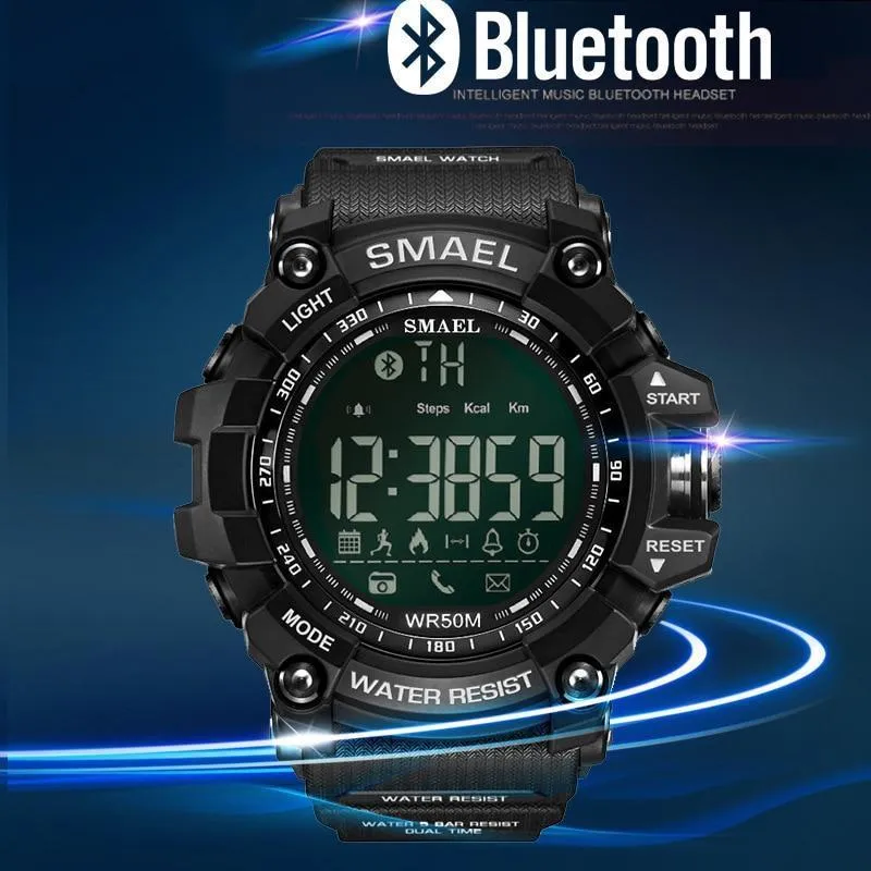 SML Warrior Smart Shock Resistant Digital Military Sport Smart Watch