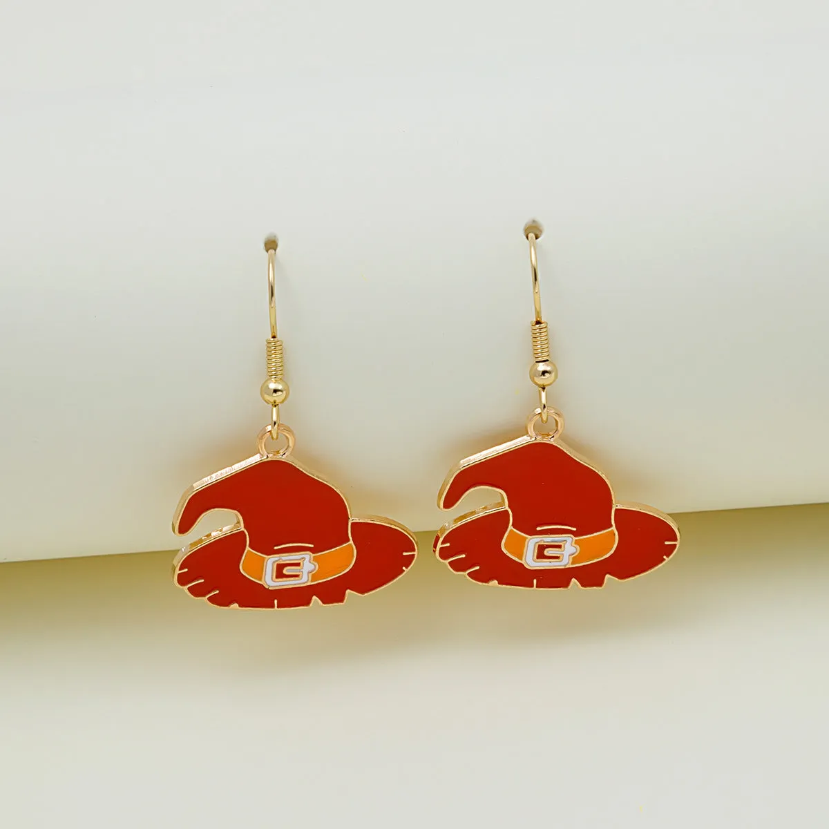 Spooky Oil Drip Alloy Earrings