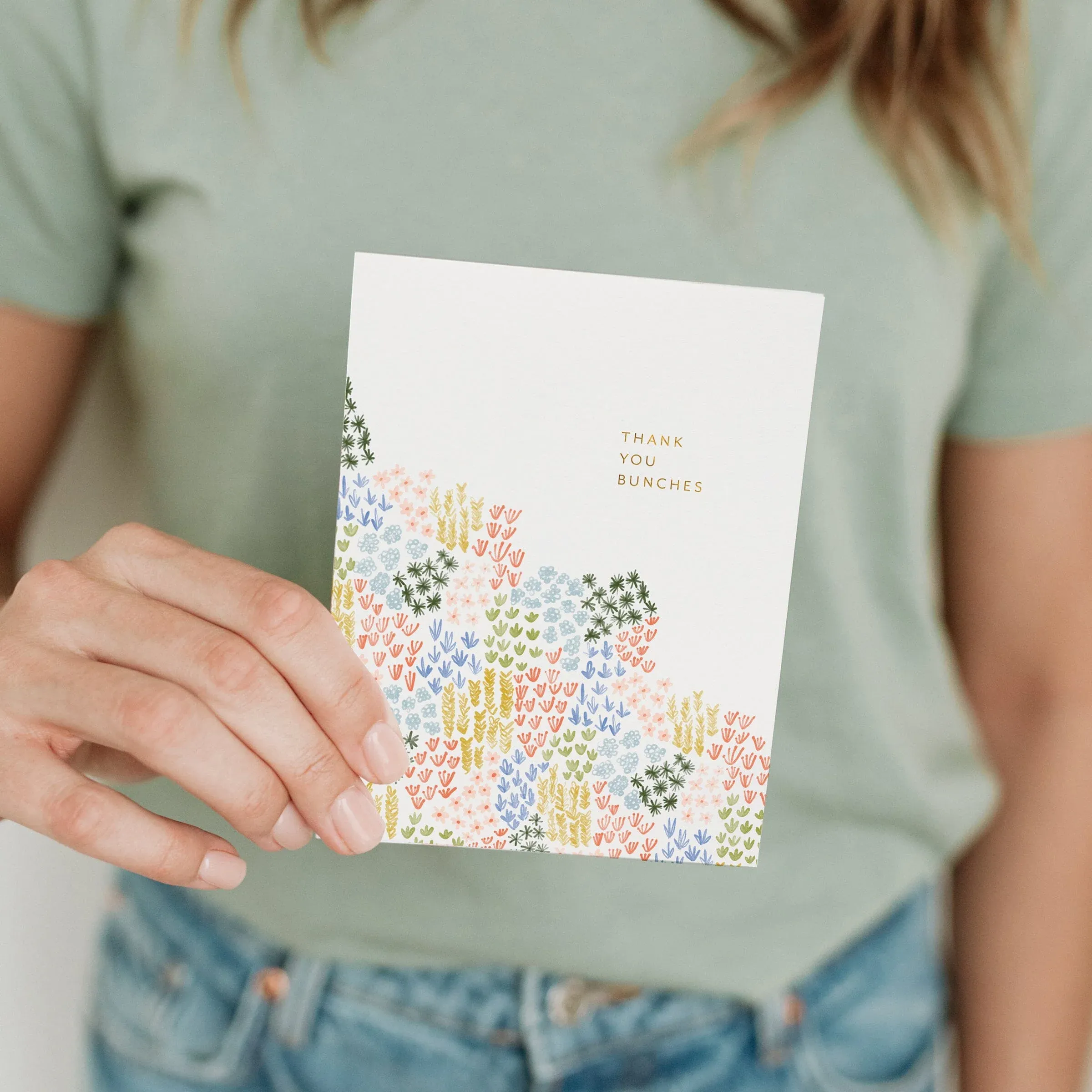 THANK YOU BUNCHES GREETING CARD