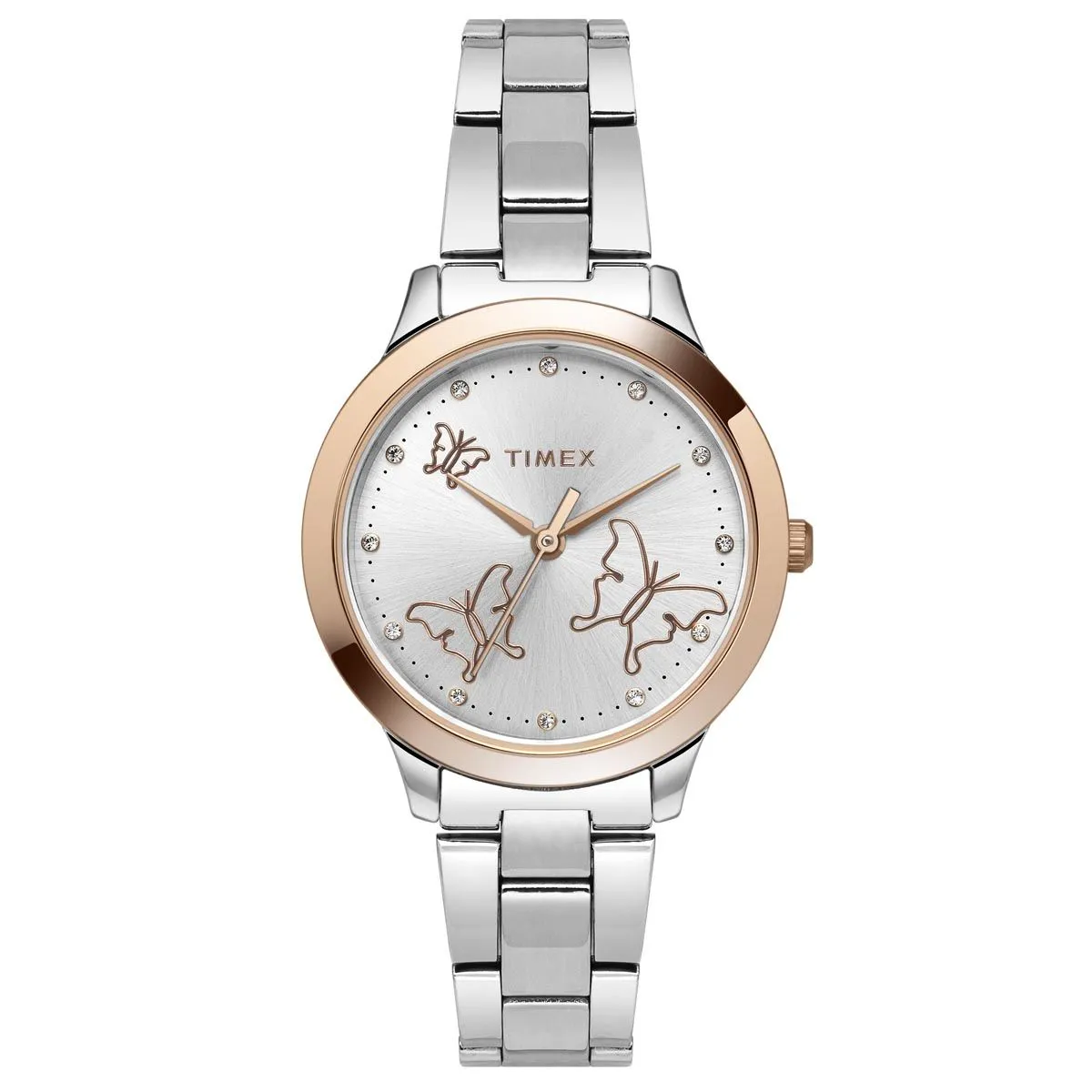 Timex Analog Silver Dial Women Watch - TW000T634
