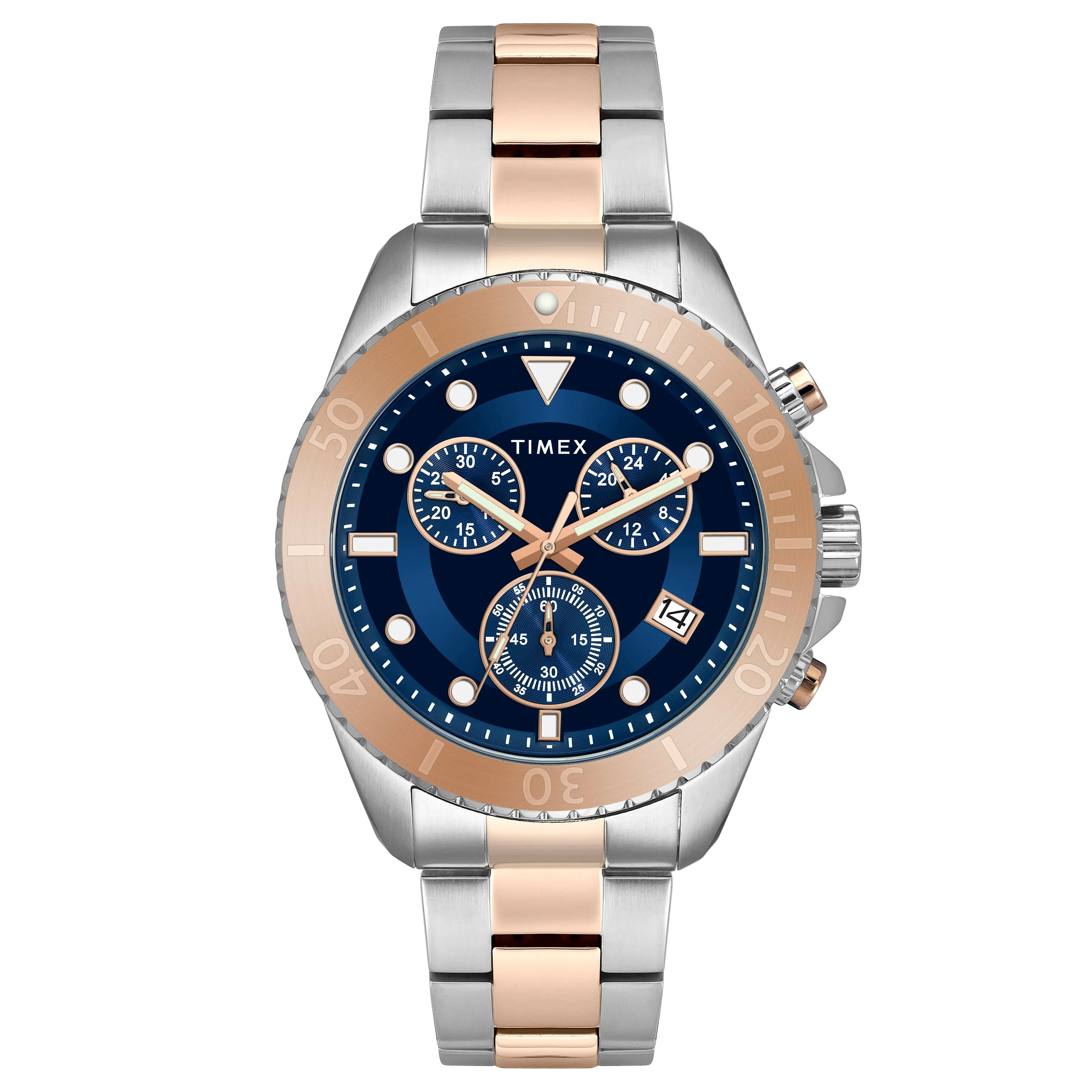 Timex Men Blue Dial Round Analog Watch - TWEG20101