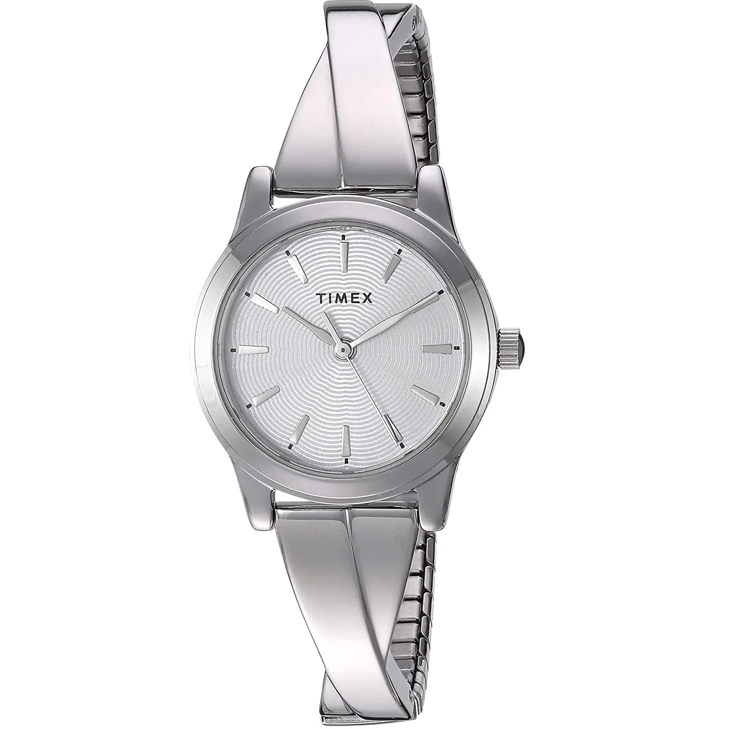 Timex Women's Stretch Bangle Crisscross 25mm Watch