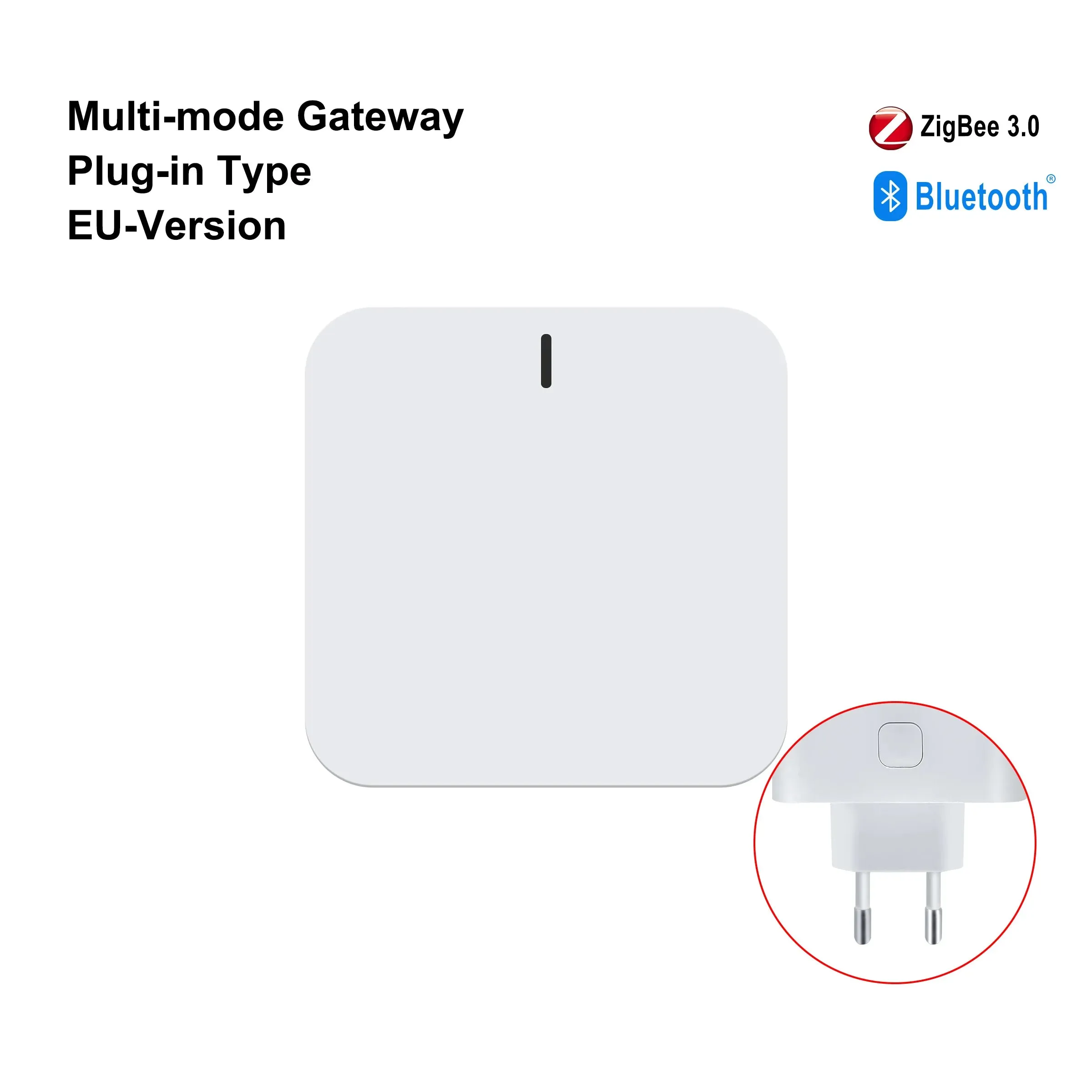 Tuya ZigBee Bluetooth Hub  Smart Home Gateway for Alexa & Google (EU/US Plug)