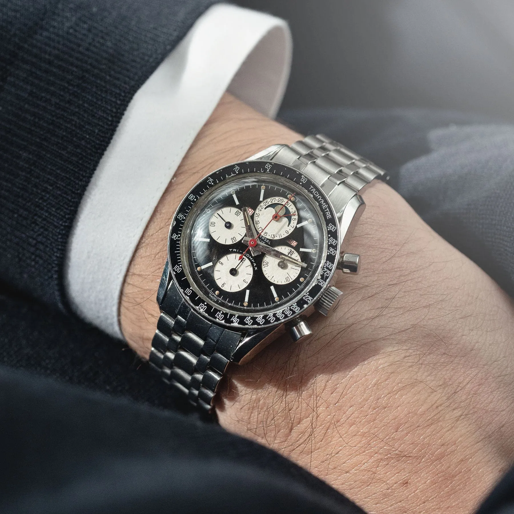 Universal Geneve Tri Compax "Evil Clapton" ref 88101/02