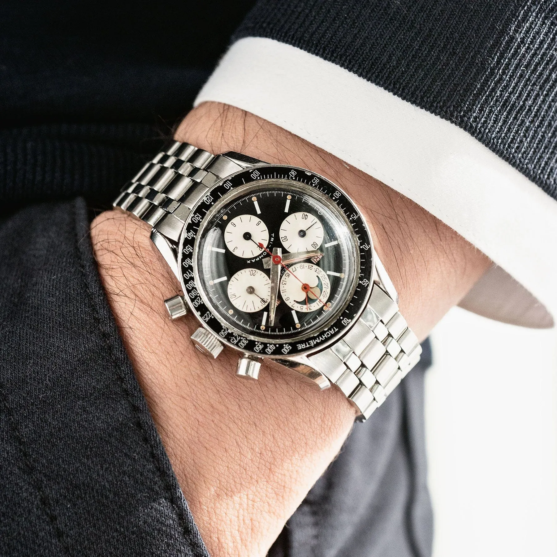 Universal Geneve Tri Compax "Evil Clapton" ref 88101/02