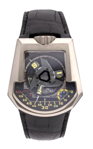 Urwerk 200 Collection 18K White Gold Men's Watch