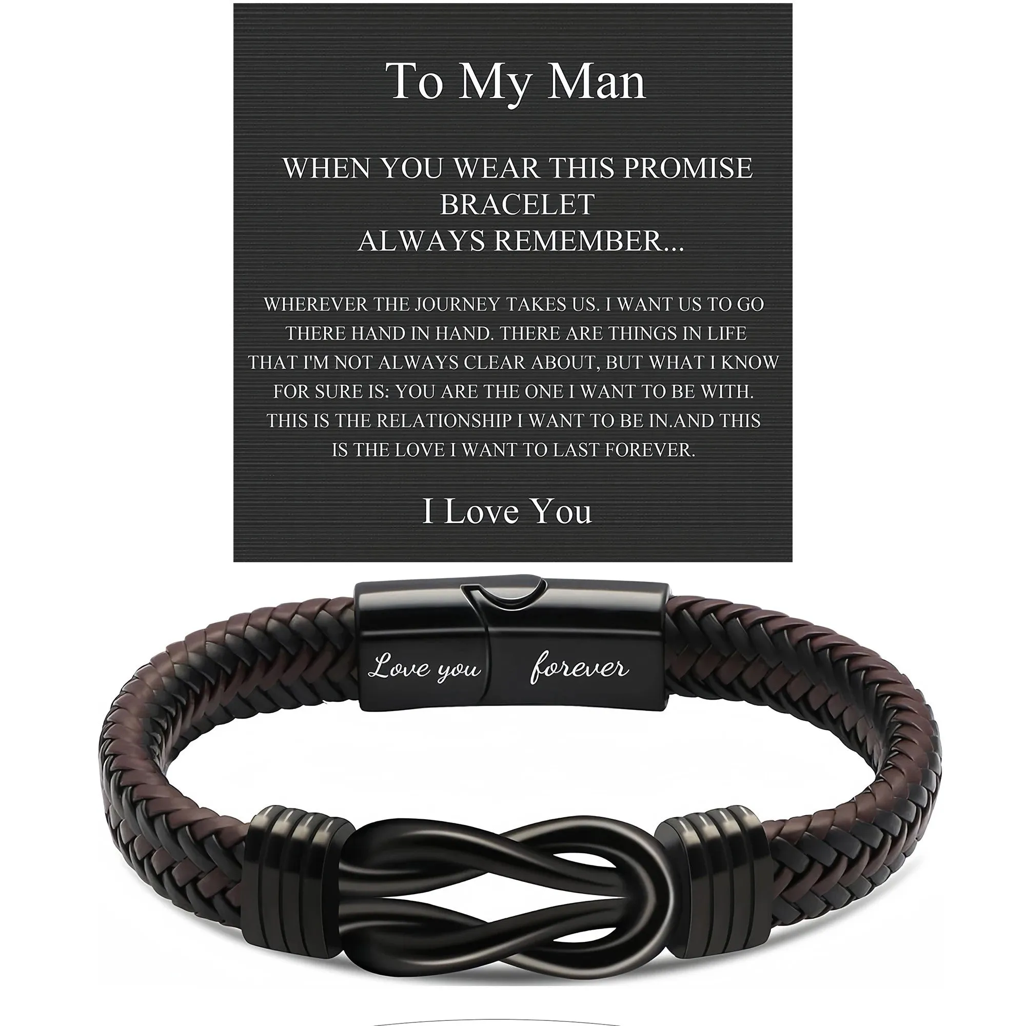 Valentine's & Birthday Gift Leather Bracelets for Men – Stylish & Classic