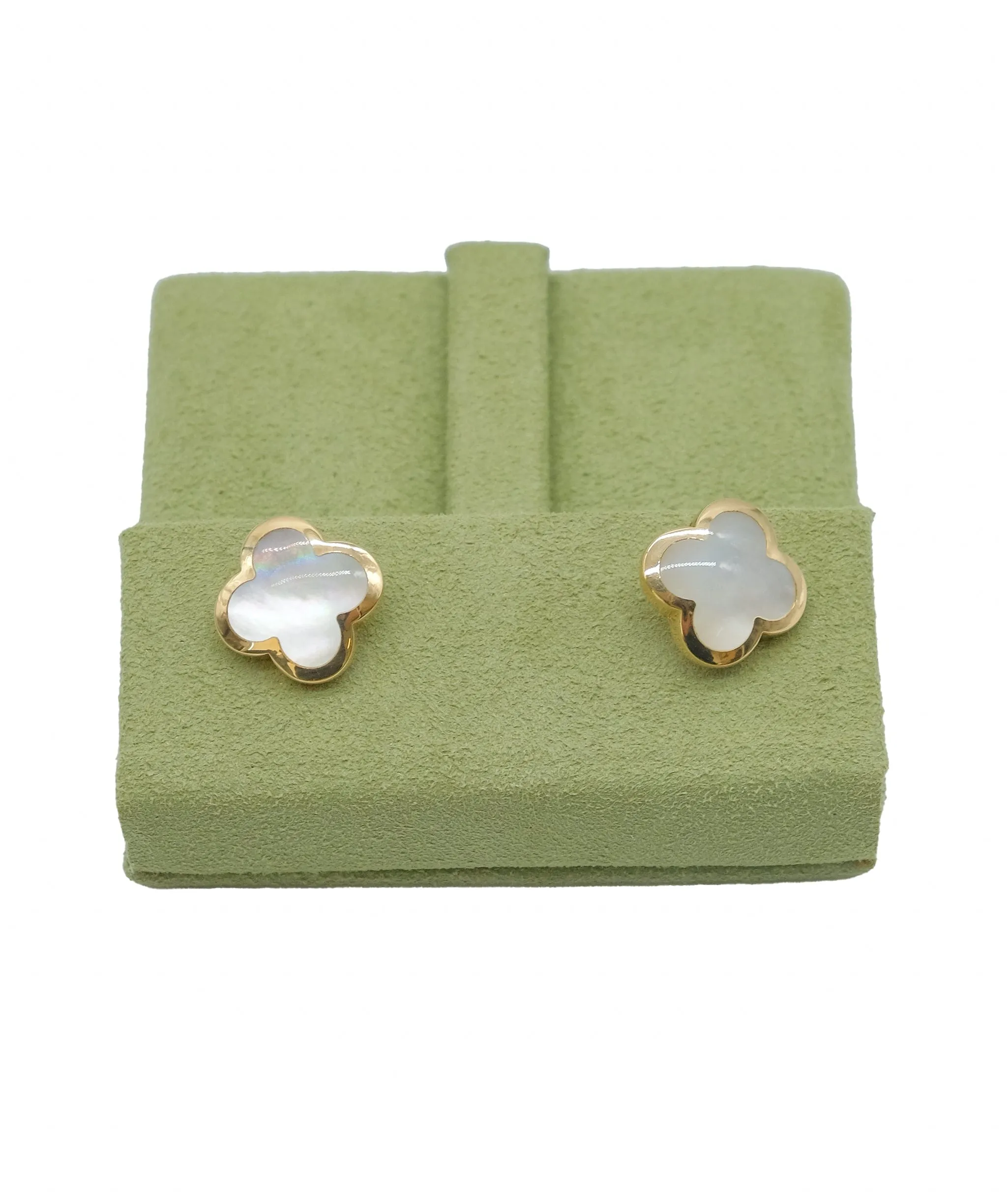 Van Cleef & Arpels Pure Alhambra Earrings K18 YG DXBS0428