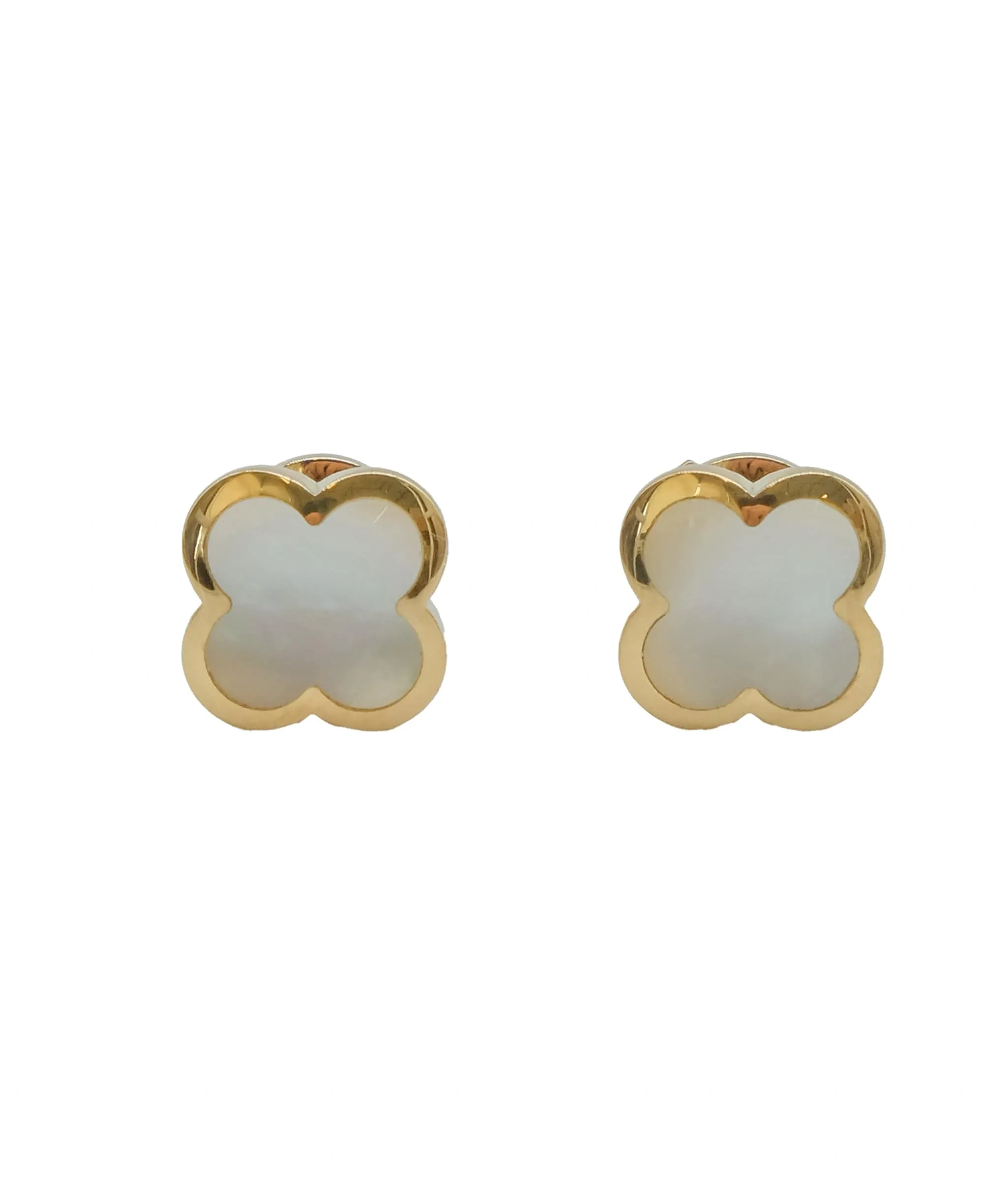 Van Cleef & Arpels Pure Alhambra Earrings K18 YG DXBS0428