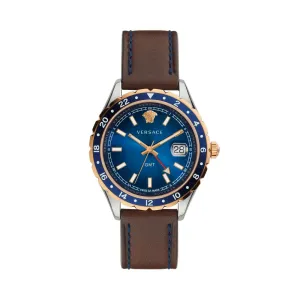Versace Men 42 mm Size Blue Dial Analog Watch- V11080017