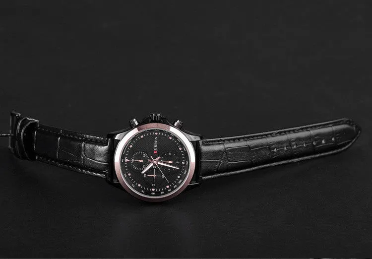 Watches Men Luxury Top Brand CURREN Fashion Men's Quartz Watch sport casual Wristwatch gold black
