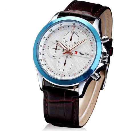 Watches Men Luxury Top Brand CURREN Fashion Men's Quartz Watch sport casual Wristwatch gold black