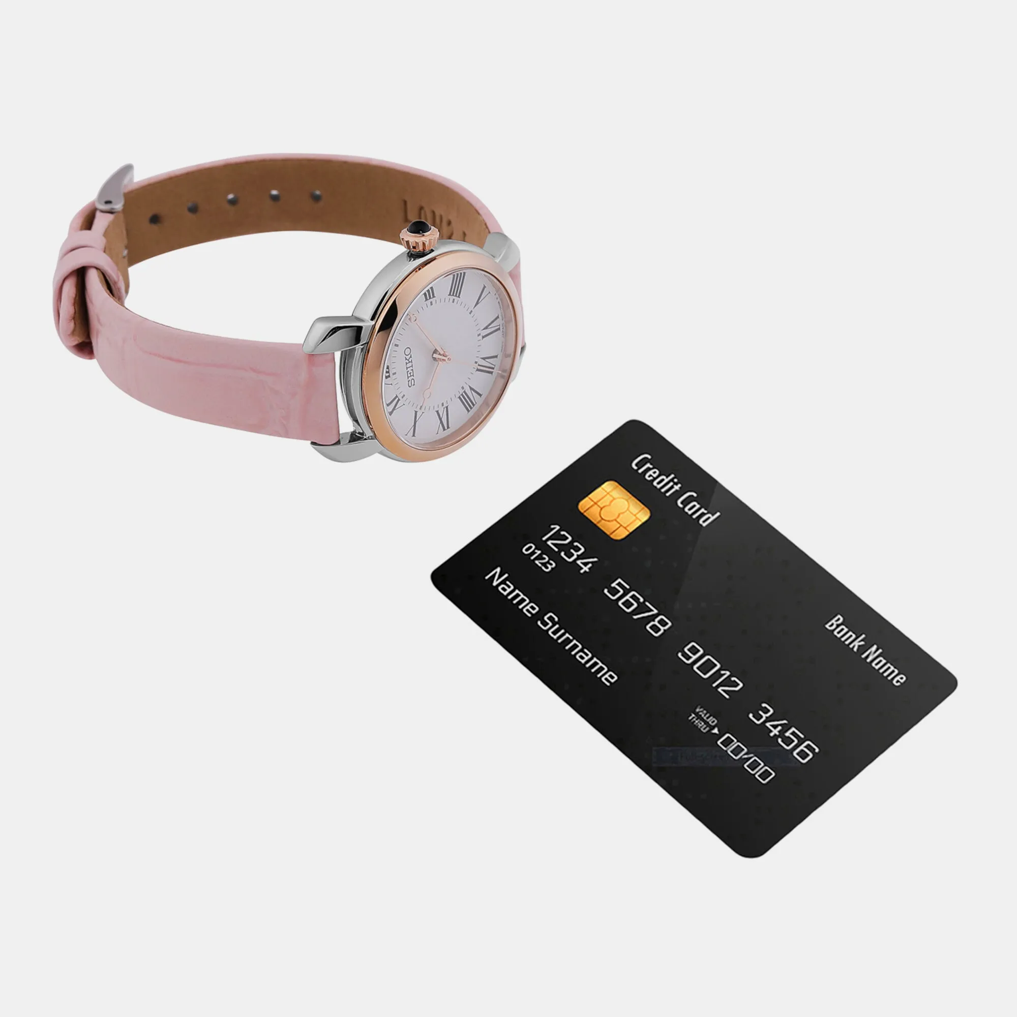 Women's White Analog Leather Watch SUR628P2