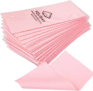youbay 8x16cm Jewelry Cleaning Cloth - 30 Pcs Individually Wrapped Silver Polishing Cloth for Jewelry Polishing Cloth for Sterling Silver | Gold | Brass | Platinum